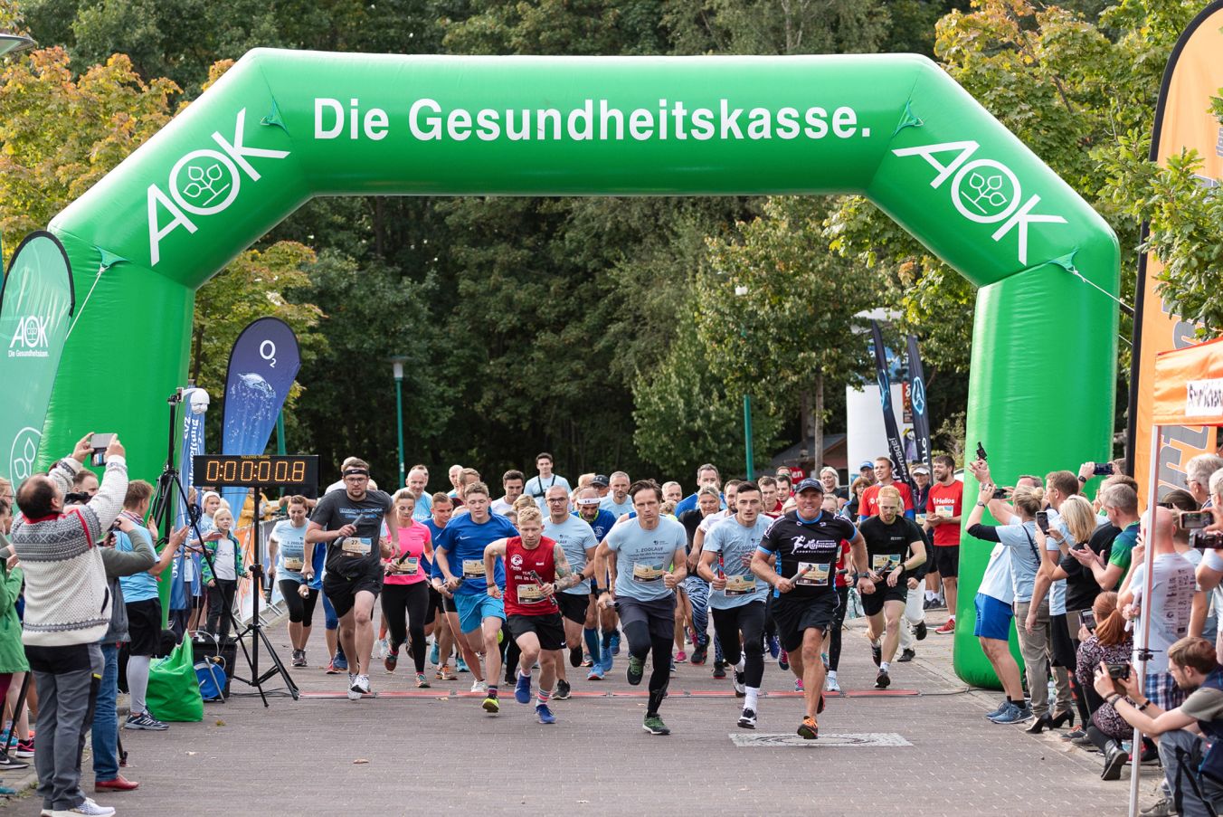Unter den Teilnehmern des 3. Zoolaufs befand sich auch Anja Witwer, eine bekannte Schweriner Triathletin Fotos: Zoologischer Garten Schwerin