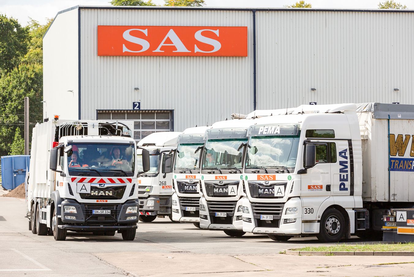 Schrittweise will die SAS ihre Flotte in den nächsten Jahren auf Entsorgungsfahrzeuge mit Wasserstoffantrieb umstellen Fotos: maxpress/srk