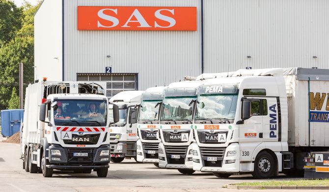 Schrittweise will die SAS ihre Flotte in den nächsten Jahren auf Entsorgungsfahrzeuge mit Wasserstoffantrieb umstellen Fotos: maxpress/srk